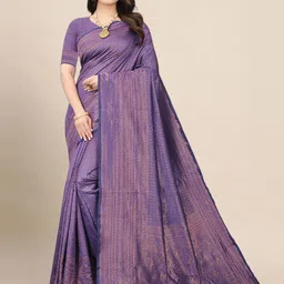 AMRUTKALA SAREES Woven Design Zari Banarasi Saree-image-78