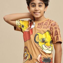 Kids Ville Boys Graphic Printed Round Neck Cotton T-shirt-image-36