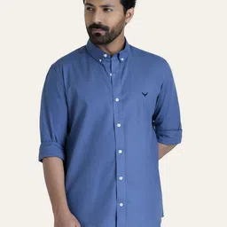 PERCH Men Slim Fit Opaque Casual Shirt-image-74