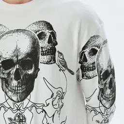 Koton Men Quirky Printed Pullover image 2