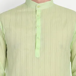 4u Fashion Men Striped Handloom Kurta-58