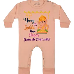 Arvesa My First Ganpati Printed Bodysuit-picture-45