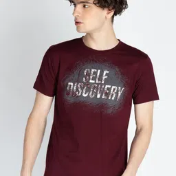 Status Quo Men Typography Printed Round Neck Cotton T-shirt-image-34