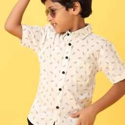 V-Mart Boys Classic Opaque Printed Casual Shirt-image-29