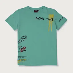 Gini and Jony Boys Typography Printed Round Neck Cotton T-shirt-image-57