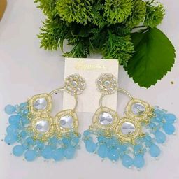 TANLOOMS Floral Chandbalis Earrings-46