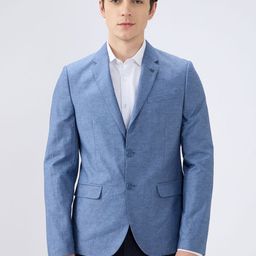 killer Men Solid Single Breasted Casual Blazer-picture-34