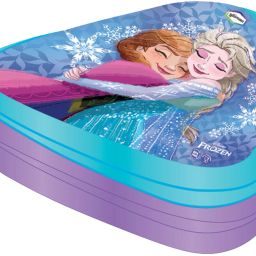 Frozen Triangle Lunch Box for Girls/Kids 600ml Lunch | BPA Free 3 Containers Lunch Box-26