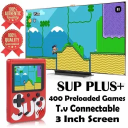 SUP GAME 400 in 1 Retro Game Box Console Handheld Video Game( Multi ) (Console Handheld Classical Game PAD box s6 with TV output) image 4