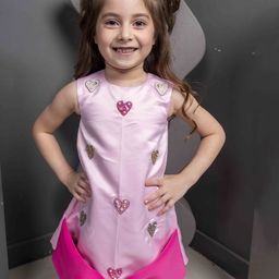 HOITY MOPPET Embroidered A-Line Mini Dress-image-75