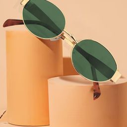 ROYALTAIL Unisex Oval Sunglasses with UV Protected Lens-44