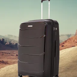 SWISS MILITARY Unisex 360-Degree Rotation Hard Sided Medium Trolley Suitcase-15