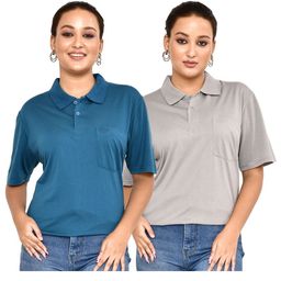 RAPL Women 2 Polo Collar T-shirt-image-85