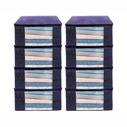 ANKIT INTERNATIONAL Blue Set of 8 Super Strong Multi-Utility Organisers-48