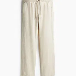 H&MRegular Fit Linen-Blend Trousers-image-86