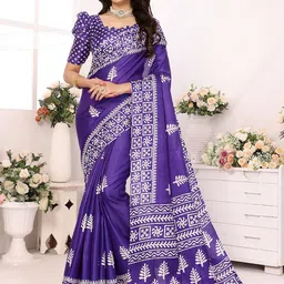 KALINI Floral Printed Saree-27