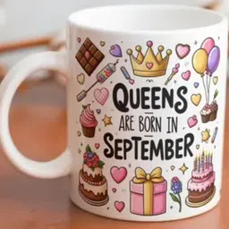 manorath Queen Are Born In September Happy Birthday mug Sip,Celebrate,Repeat Ceramic Coffee Mug-picture-2