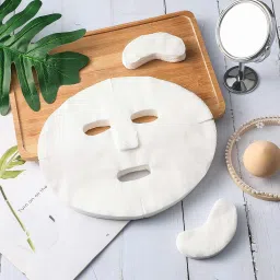 100 Pieces Pre Cut Facial Mask Paper Sheets White DIY Facial Paper SheetFace Shaping Mask-image-43