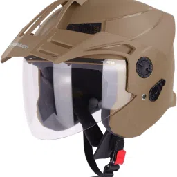 H-23 Hunter ISI Certified Open Face Helmet Motorbike Helmet-image-100