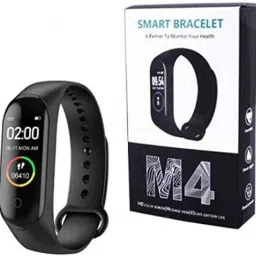 Ykarn Trades M4 SMART BAND BLACK COLOR FOR UNISEX-24