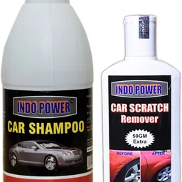indopower CAR SHAMPOO 500ml+ Scratch Remover 200gm. Combo-picture-44