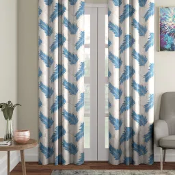 210 cm (7 ft) Polyester Semi Transparent Door Curtain (Pack Of 2)-image-48