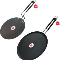 Traditional Iron Grip Handle Combo Pack Tawa 25 cm diameter-image-34
