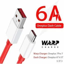 PROWARP USB Type C Cable 6.5 A 1 m 65W-10V/6.5A DART/WARP/VOOC/DASH TYPE C USB C CABLE image 4