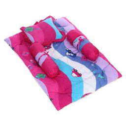 Babyhug Premium Gadda Set - Mini Cars Print-image-35