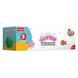 Fun Dough Funskool Glitter Fun Doh Pack Of 3 (Color May Vary)-22