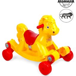 Babyhug Rock 'O' Ride Pony Ride-on - Yellow-image-37