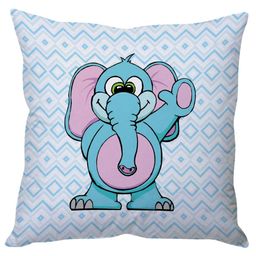 Stybuzz Elephant Cushion Cover - Blue-image-79