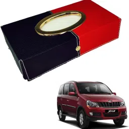 Chrom-Black-Red Tisue Box Leatherete-8 Vehicle Tissue Dispenser-image-51