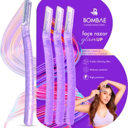 Glam up Face Razors for Women Facial Hair | Painless Hair Removal | Makeup Base, Women-image-3