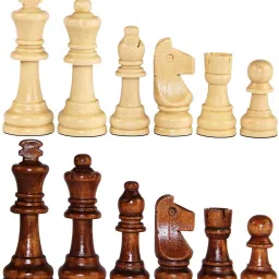 Wooden Set of 32 Chess Pieces, Chess Coins, Chessmen Light Weight Board Game Accessories-image-45
