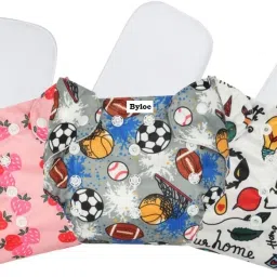 Cloth Diapers + Insert Pad, Washable, 100% Absorption, 0 - 3 yrs-picture-7