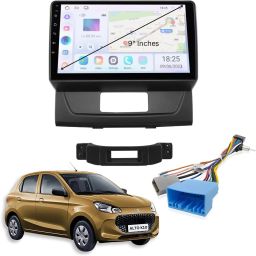 ABS300 Plastic Material Maruti Suzuki Alto K10 (2021-2025) With Power Coupler Media Player Frame-image-3
