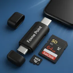 Good One 4-In-1 Dual Card Reader for Sd/Micro Sd/Sdxc/Sdhc, Usb-A & Type-C Card Reader-25