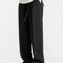 HERE&NOW Men Loose Fit Trousers-picture-45