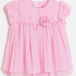 Chicco Girls Puff Sleeve Layered A-Line Dress-image-69