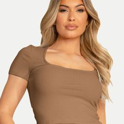 Radprix Women Ribbed Casual Crop Top-image-80