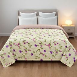 IVAZA Champagne AC Room Double Bed Microfibre Comforter-image-90