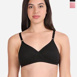 Susie Pack Of 2 Solid Medium Coverage Bra image 1