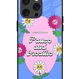 QRIOH Floral Printed iPhone 15 Pro Max Back Case Mobile Accessories-picture-29