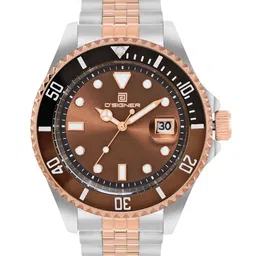 D'SIGNER Men Dial & Stainless Steel Bracelet Style Straps Analogue Watch 808RTM.9G-picture-38