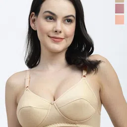 SHYAM SONS FLAIR Women Pack of 3 Full Coverage Lightly Padded Everyday Bra-picture-39