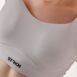 STRCH Womem Solid Medium Coverage High Support Bra image 2
