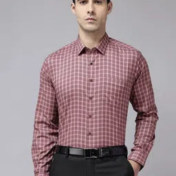 Van Heusen Checked Slim Fit Formal Shirt-picture-12