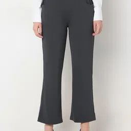 Smarty Pants Women Relaxed Straight Leg Flared Easy Wash Formal Trousers-image-27