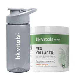 HK VITALS Veg Collagen Supplement With Sipper - 200 g - Orange Flavour-image-64